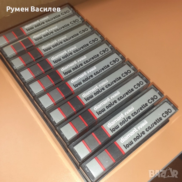 аудиокасети diamant комплект от 10бр в кутия, снимка 1