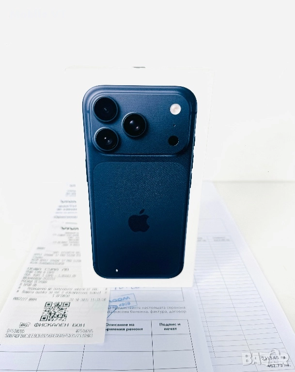 Чисто НОВ! iPhone 17 Pro 512GB Deep Blue ГАРАНЦИЯ 24 Месеца!, снимка 1