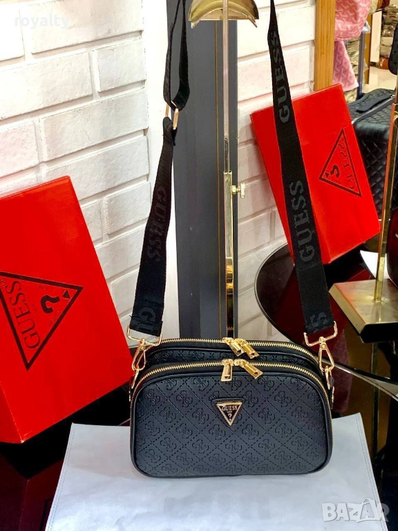 Guess Черна Дамска Чанта , снимка 1
