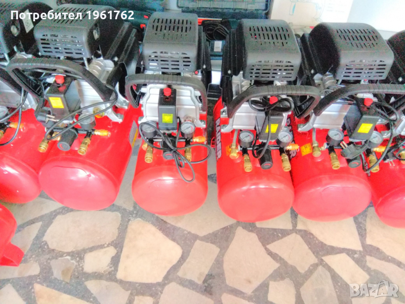 ПРОМОЦИЯ Компресор 24L 1.5kW 195 л/м Raider RD-AC04O, снимка 1