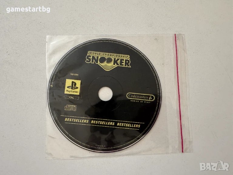 World Championship Snooker за PS1, снимка 1