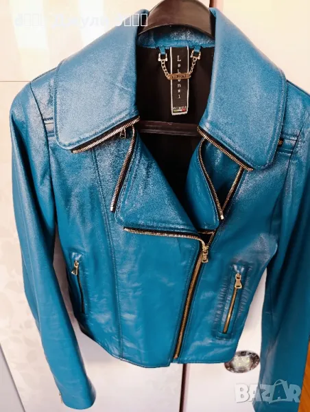 Кожено яке от естествена агнешка кожа, снимка 1