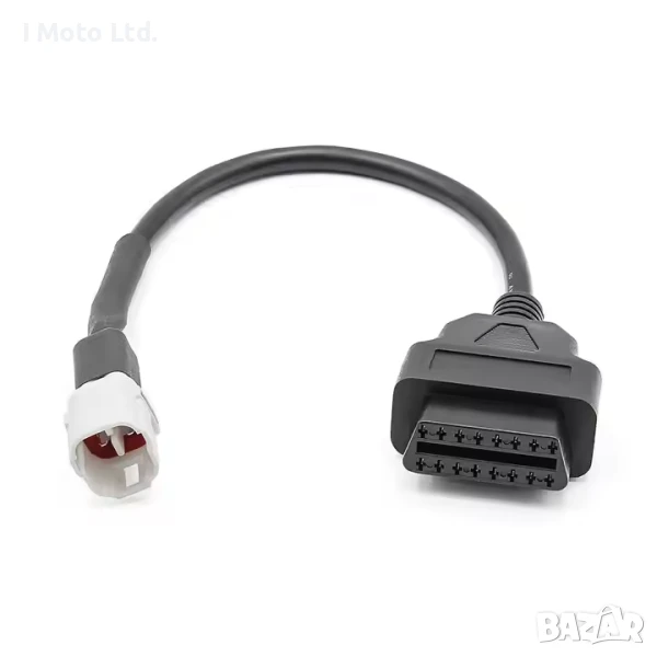 OBD2 към Yamaha 4PIN Адаптерен Кабел за Мотоциклети, снимка 1