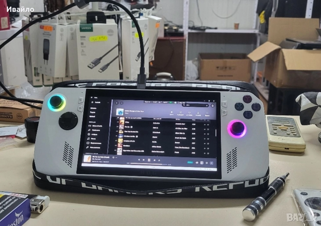 Asus Rog Ally X + Подарък калъф за пренасяне, снимка 1