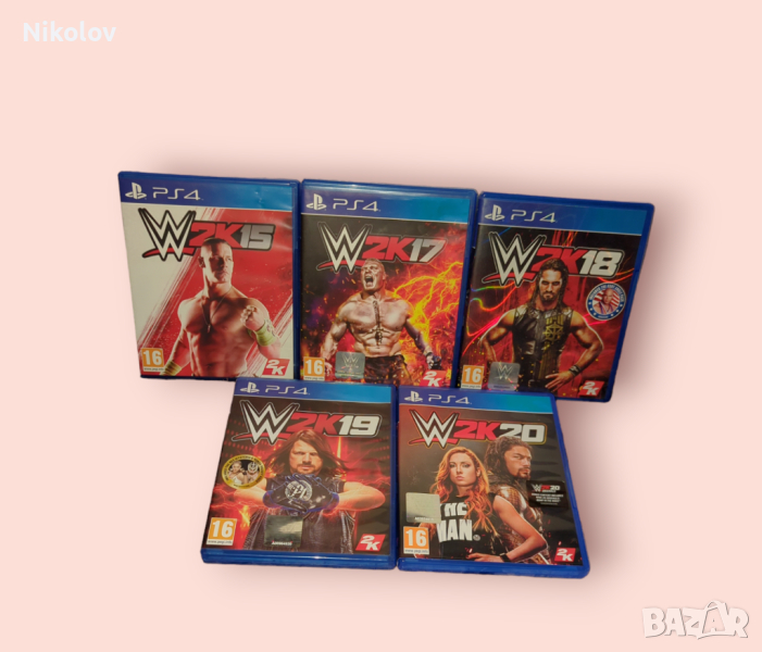 WWE 2k15,16,17,18,19,20 PS4 (Съвместима с PS5), снимка 1