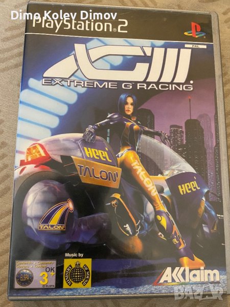 Extreme G Racing PS2, PlayStation 2, снимка 1