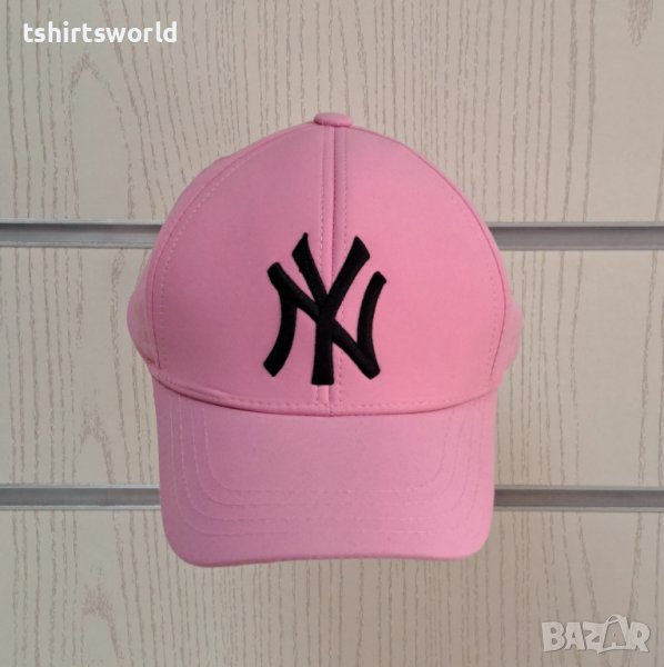 Нова шапка с козирка New York (Ню Йорк) в розов цвят, Унисекс, снимка 1