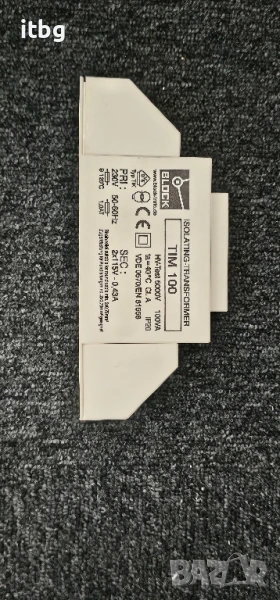 Разделителен трансформатор TIM 100, снимка 1