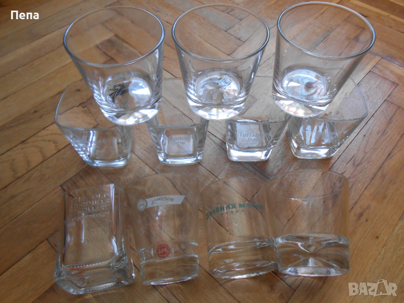 Чаши за уиски и водка 11 броя, снимка 1