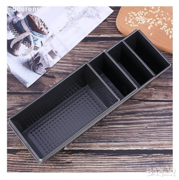 4 бр Комплект форми за печене правоъгълни, снимка 1