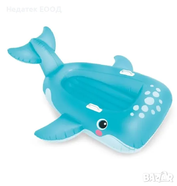 Надуваем дюшек за плуване, Кит, Intex, 1.68x1.40м., снимка 1