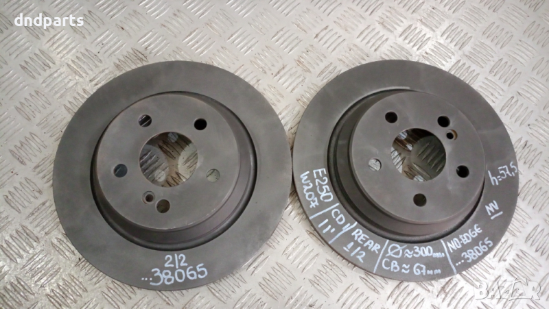 Задни дискове Mercedes E250 W207 CDI 2011г.	, снимка 1