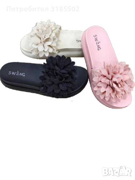 Вашият летен хит: Разчупени дамски плажни чехли, снимка 1