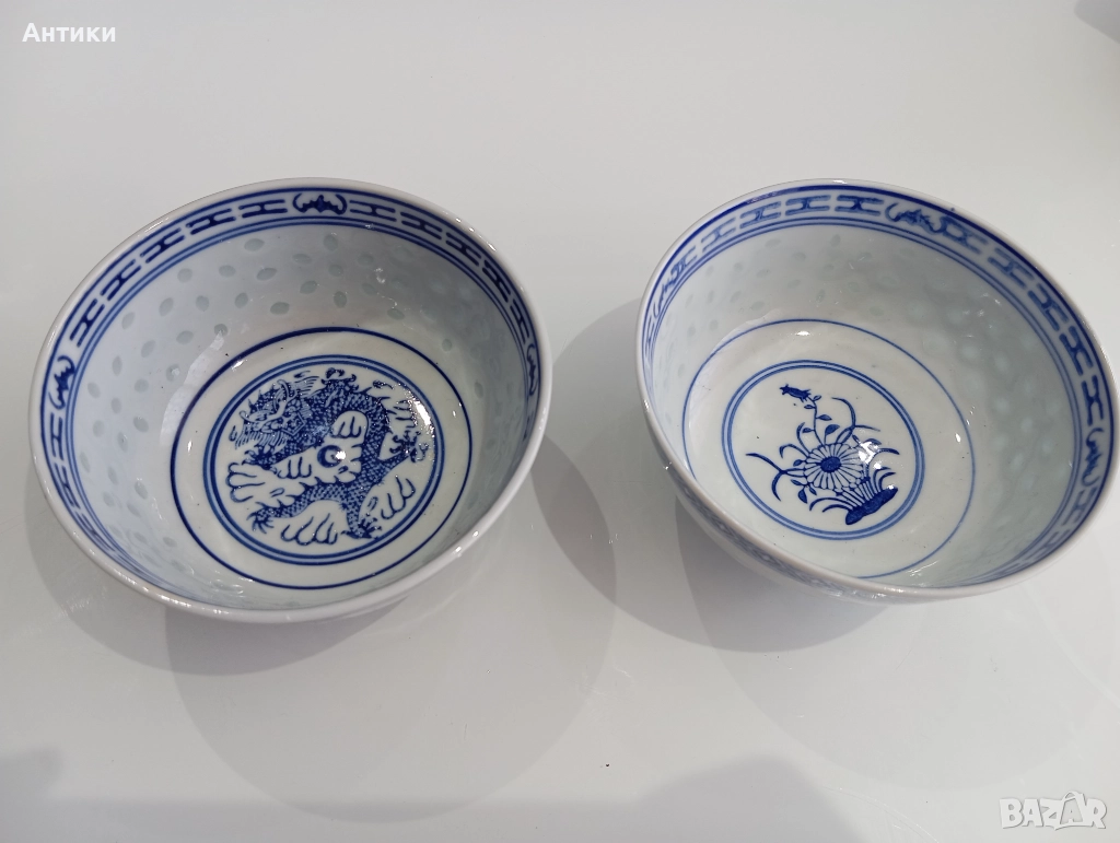 Порцеланови стари маркирани купички, снимка 1