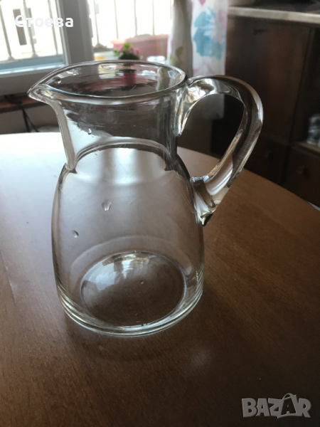 ретро стъклена кана  - налично, снимка 1