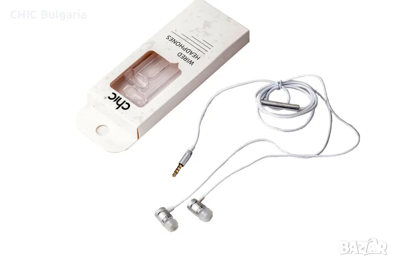 Слушалки с кабел (10 бр. за 9,90 лв. + чантичка безплатно) - КОЛЕДНА ПРОМОЦИЯ, снимка 1