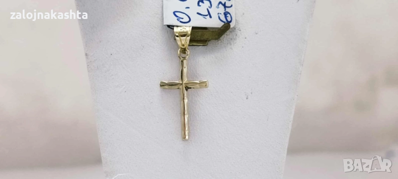 Нов Златен кръст-0,66гр/14кр, снимка 1