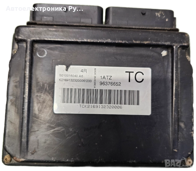 компютър CHEVROLET KALOS ECU, S010016040 A6, 96376652 , 1ATZ, снимка 1