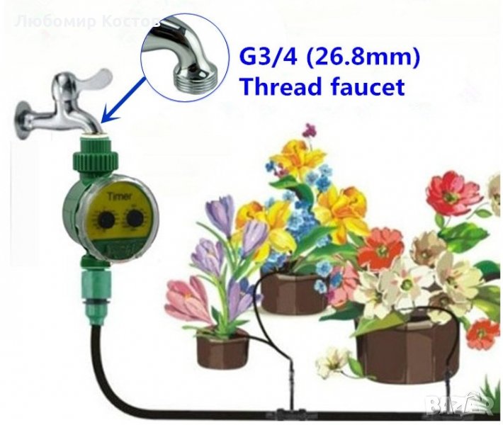 Контролер за напояване /автоматично напояване/ в градината, снимка 1