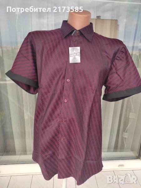 Продавам мъжка елегантна риза с къс ръкав, снимка 1