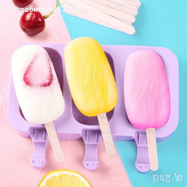 3791 Форма за сладолед-3бр., снимка 1