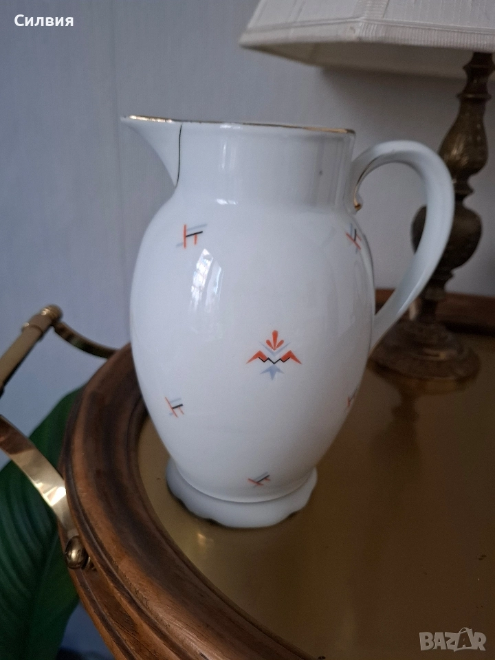 Кана, Ваза, ретро порцелан , снимка 1