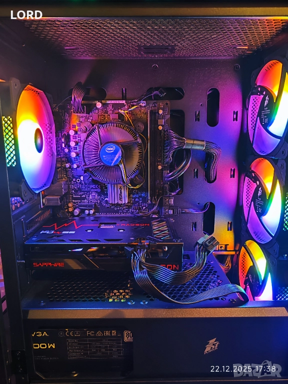 Геймърски i3 10100f, RX 6500 XT 4GB, RAM 16GB DDR4, SSD 512GB NVME, снимка 1