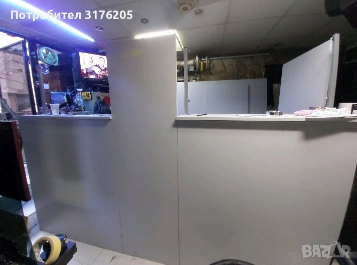 Търговско оборудване / щанд за каса Изипей, застраховки и т.н , снимка 1