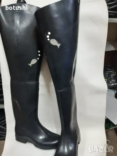 Ботуши рибарски каучукови за тинейджъри с украса, снимка 1