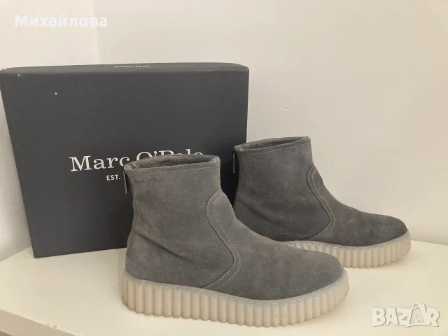 Велурени боти Marc O'Polo, размер 40, снимка 2 - Дамски боти - 55795268