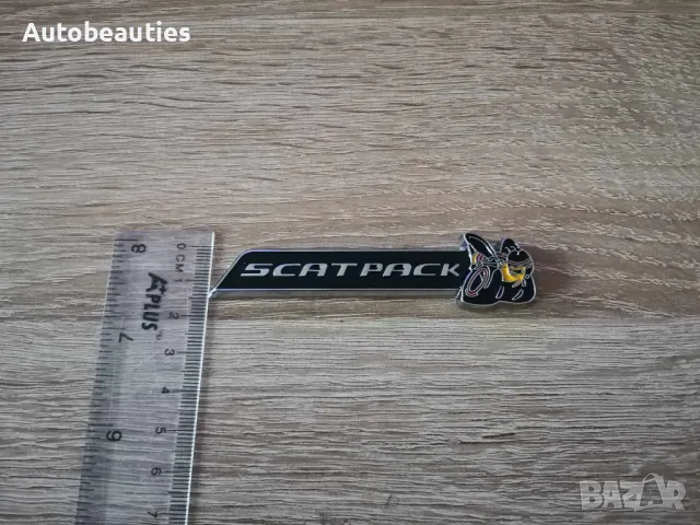 Dodge Scat Pack метална емблема, снимка 3 - Аксесоари и консумативи - 48349948