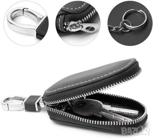 Кожен калъф за ключове BMW Audi Mercedes KIA Toyota Citroen Peugeot, снимка 8 - Аксесоари и консумативи - 28308433