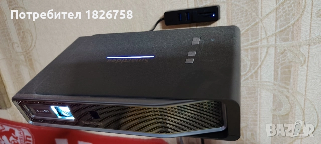 3D Андроид проектор + екран, снимка 7 - Плейъри, домашно кино, прожектори - 52619377