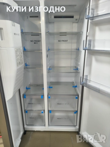 Хладилник с фризер HAIER NO FROST Ледогенератор, снимка 2 - Хладилници - 53536347