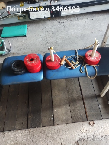 лежанка с тежести, снимка 4 - Фитнес уреди - 52924467