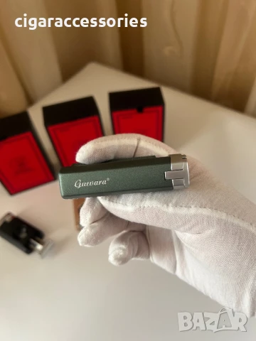 Луксозна запалка с резачка за пури Guevara – 3 цвята, снимка 10 - Запалки - 50644652