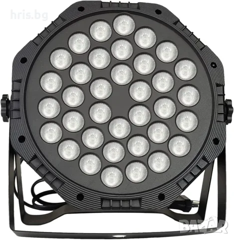 VYmaksran A36 4 броя LED PAR прожектори – 36W RGB, DMX512, 3 дистанционни, 7 режима