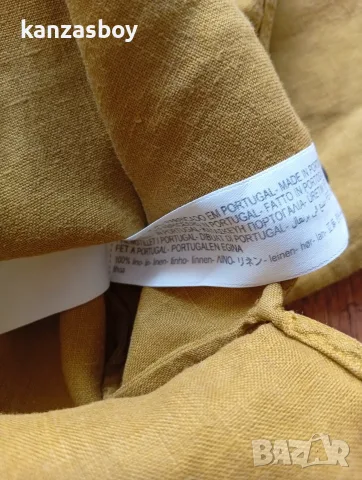 MASSIMO DUTTI - дамска рокля лен р-р 42 М/L, снимка 7 - Рокли - 55849568