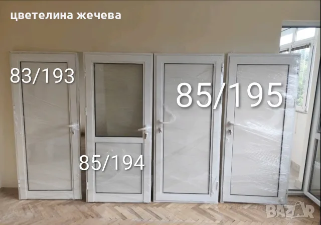 Алуминиеви врати с каси 