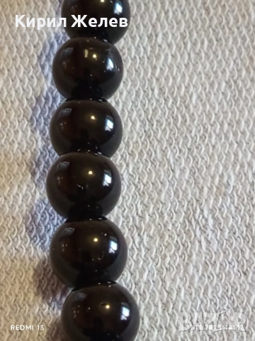 КЛАСНО БИЖУ КОЛИЕ от ТИГРОВО ОКО и ОНИКС АРТ ДИЗАИН 30460, снимка 4 - Колиета, медальони, синджири - 52493105