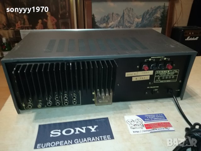 FISHER STEREO AMPLIFIER-MADE IN JAPAN 2306230708LDOORS, снимка 13 - Ресийвъри, усилватели, смесителни пултове - 41326558