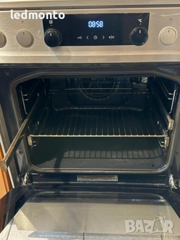 Продавам стъклокерамична готварска печка Gorenje EC6352XPA (Инокс) + Телескопични водачи, снимка 5 - Печки, фурни - 53654314