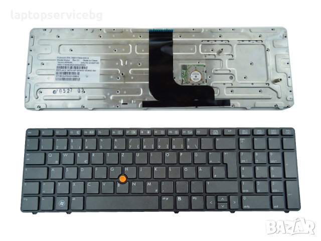 HP Probook 6560B 8560p 8570p 6560p 6565p Клавиатура за лаптоп 652682-041, снимка 2 - Части за лаптопи - 44914871