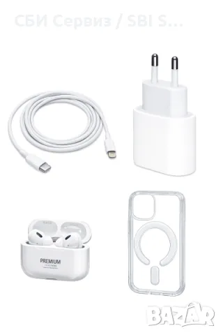 Premium подаръчен комплект 4в1 аксесоари за iPhone