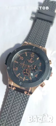 Мъжки луксозен часовник Hublot Gold Edition Limited , снимка 9 - Мъжки - 47362856