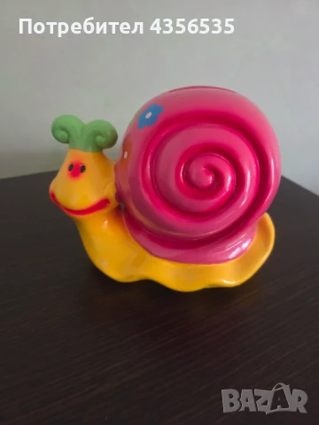 Керамична Касичка охлюв и шрек, снимка 2 - Декорация за дома - 51107914