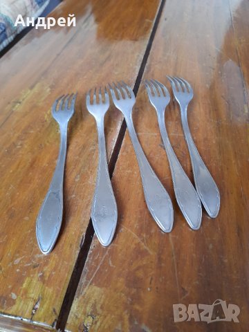 Стара вилица,вилици П.Денев #4, снимка 4 - Антикварни и старинни предмети - 33996452