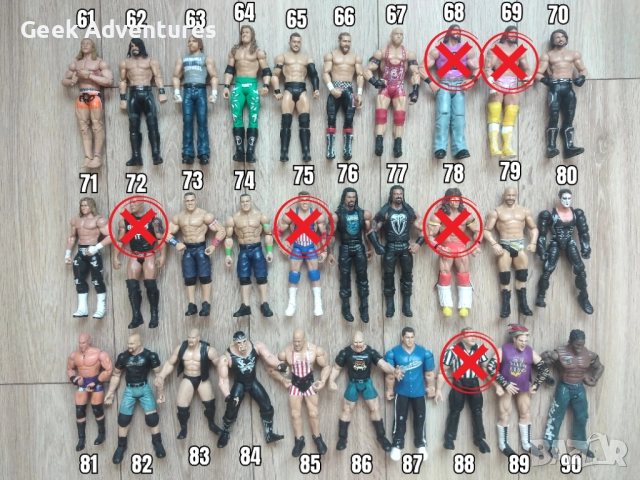 WWE Кеч Колекция - Екшън Фигурки, Аксесоари, Кечисти, Списания, Картички, снимка 4 - Колекции - 47660667