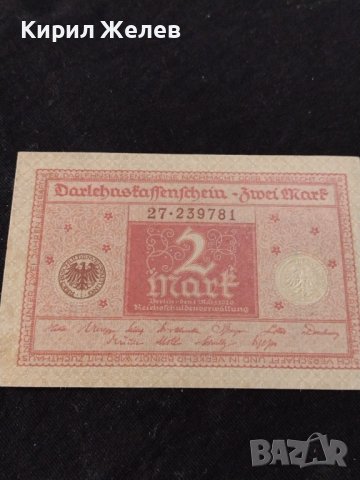 СТАРА РЯДКА БАНКНОТА 2 марки 1920г. Германия УНИКАТ ЗА КОЛЕКЦИОНЕРИ 36815, снимка 6 - Нумизматика и бонистика - 39898956