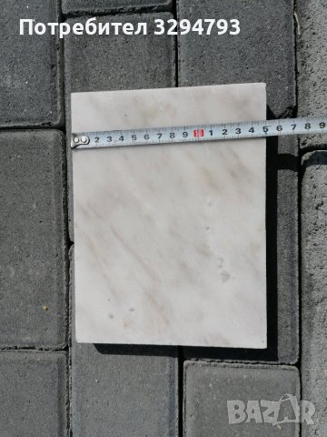Полирани мраморни плочки 20x15x2см., снимка 3 - Строителни материали - 40113874